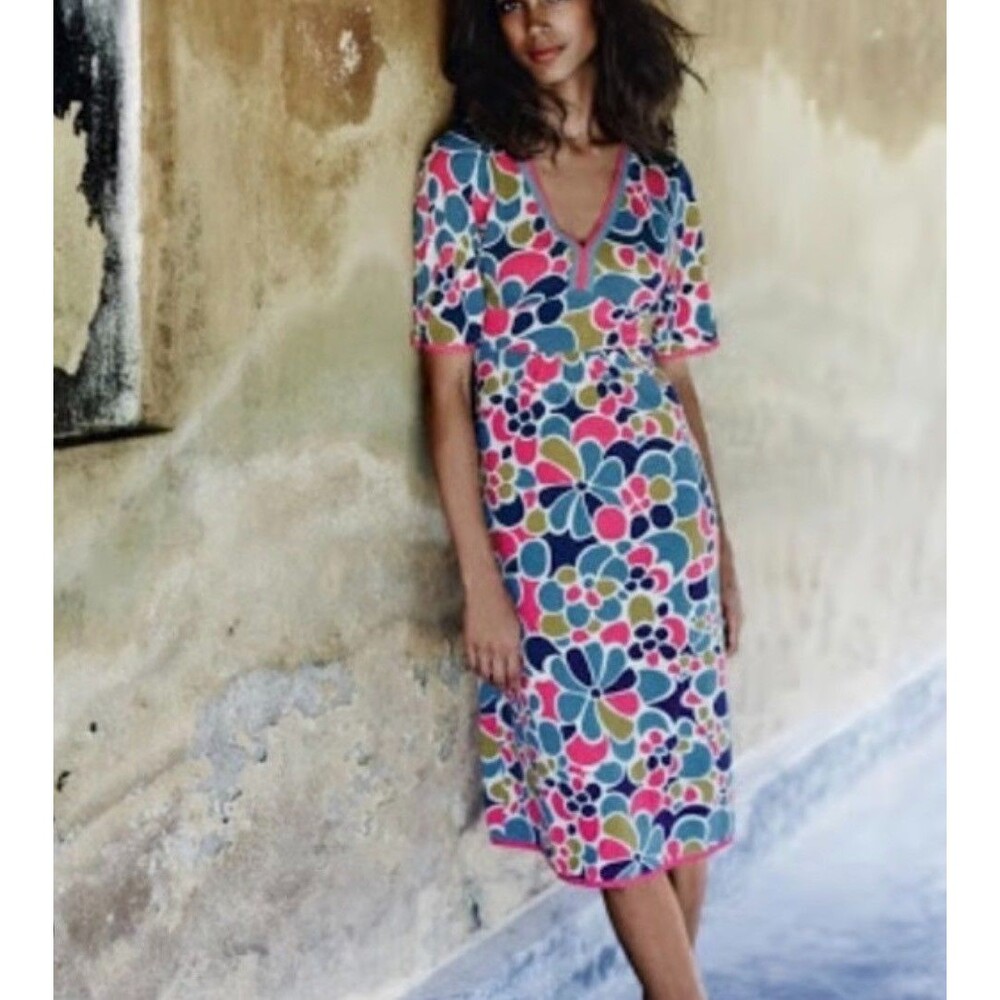 Boden - Summer Dress - Knee Length - Size 12 - Comfy - Beach - Pool
